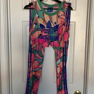 Adidas track jacket and matching leggings Bundle